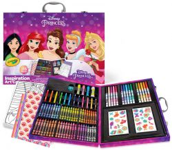 Crayola Zestaw Plastyczny Kredki Flamastry Pisaki Księżniczki Disneya Kolorowanki