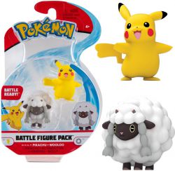 Figurka POKEMON Pikachu i Wooloo Battle Figure Pack