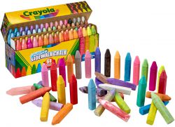 Kreda Chodnikowa 64 Kolorów Zmywalna Crayola