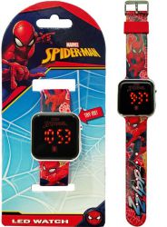 Spiderman Zegarek Elektroniczny LED dla Dzieci Cyfrowy