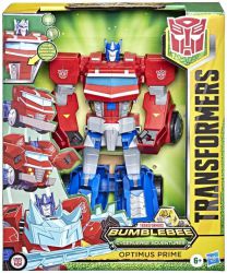 Transformers Optimus Prime Cyberverse Dźwięk i Światło Roll and Transform
