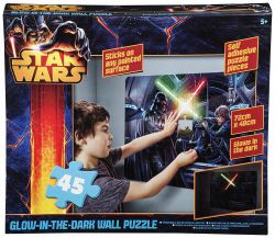 Star Wars Świecące Ogromne Puzzle na ŚCIANĘ Disney