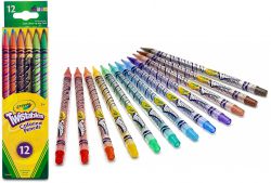 Crayola Zestaw Wykręcanych 12 Kolorowych Kredek Kredki