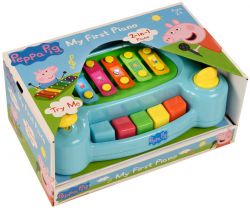 Peppa Pig Pianinko Cymbałki dla Najmłodszych Kolor Niebieski