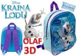 FROZEN Kraina Lodu Plecak Plecaczek 3D OLAF Disney