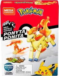 Figurka Pokemon Ponita Klocki Konstrukcyjne 70el. Ponyta Mega Construx